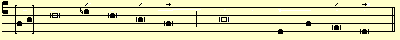 Psalmton-Noten